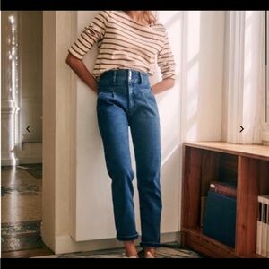 Sezane Sama Trouser Jeans Size 38